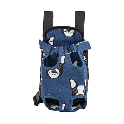Adjustable Pet Carrier Double Shoulder Backpack Portable Bag Outdoor Travel Camping Hiking Cat Bag Dog Bag
