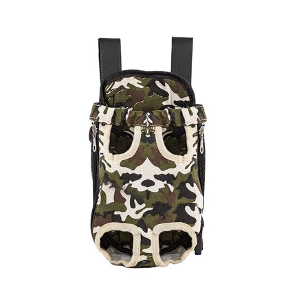 Adjustable Pet Carrier Double Shoulder Backpack Portable Bag Outdoor Travel Camping Hiking Cat Bag Dog Bag