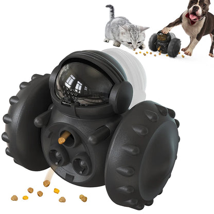 Pet Treat Tumbler Interactive Toy Slow Food Feeder Dispenser IQ Training Accessories