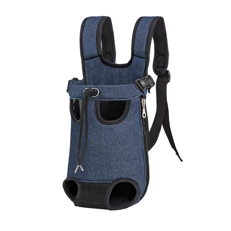 Adjustable Pet Carrier Double Shoulder Backpack Portable Bag Outdoor Travel Camping Hiking Cat Bag Dog Bag