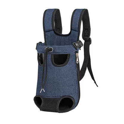 Adjustable Pet Carrier Double Shoulder Backpack Portable Bag Outdoor Travel Camping Hiking Cat Bag Dog Bag