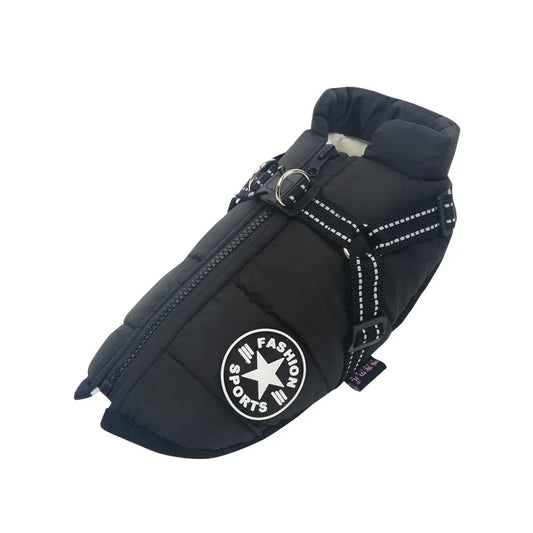 Dog Jacket with Harness Warm and Waterproof