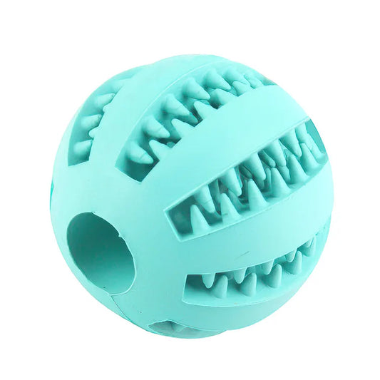  Small Dogs Interactive Elasticity Puppy Chew Toy Tooth Cleaning Rubber Food Ball Toy Pet Stuff Accessories