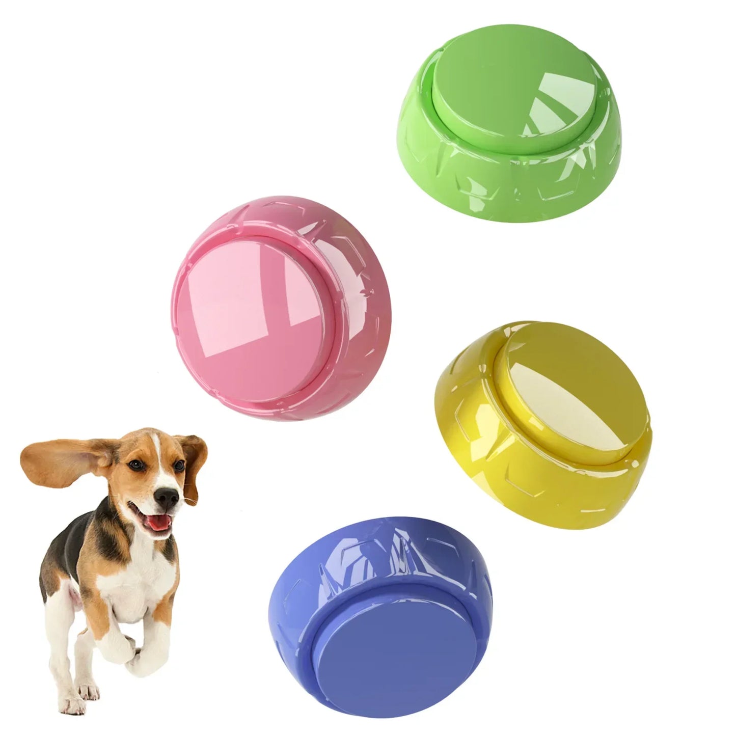 6 Pack Set Recordable Dog Training Button Pet Communication Talking Buttons Dog Interactive Toys