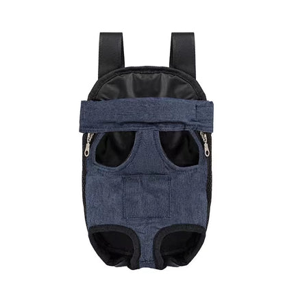 Adjustable Pet Carrier Double Shoulder Backpack Portable Bag Outdoor Travel Camping Hiking Cat Bag Dog Bag