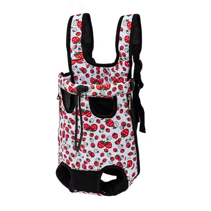 Adjustable Pet Carrier Double Shoulder Backpack Portable Bag Outdoor Travel Camping Hiking Cat Bag Dog Bag