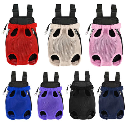 Adjustable Pet Carrier Double Shoulder Backpack Portable Bag Outdoor Travel Camping Hiking Cat Bag Dog Bag
